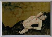 MOTTI Carlo Nudo Di Donna Sdraiata MOTTI Carlo Nudo Di Donna Sdraiata