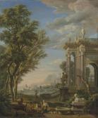 MOUCHERON de Isaac An Italianate Landscape MOUCHERON de Isaac An Italianate Landscape