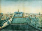 MOULD William View Of A Townscape With Church To Centre MOULD William View Of A Townscape With Church To Centre