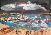 MOULET Claude Stormy Seascape MOULET Claude Stormy Seascape