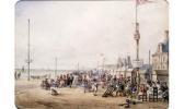 MOULLIN Louis J.B. La Plage De Trouville, Circa 1865 MOULLIN Louis J.B. La Plage De Trouville, Circa 1865