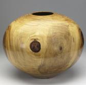 MOULTHROP PHILIP Massive Turned White Pine Spherical Vessel MOULTHROP PHILIP Massive Turned White Pine Spherical Vessel