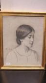MOUTTE Alphonse Portrait De Femme MOUTTE Alphonse Portrait De Femme