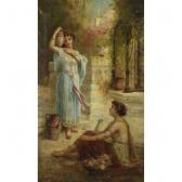 MUÑOZ MORILLEJO Joaquin Jeunes Femmes Au Puits MUÑOZ MORILLEJO Joaquin Jeunes Femmes Au Puits