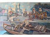 MUCHETTI TANCREDI Pescatori A Sirmione MUCHETTI TANCREDI Pescatori A Sirmione