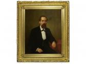MUELLER Georg Three-quarter Length Portraits Of A Man MUELLER Georg Three-quarter Length Portraits Of A Man