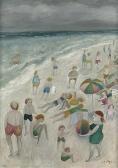 MUHLENHAUPT Curt Sommerlicher Badestrand MUHLENHAUPT Curt Sommerlicher Badestrand