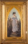 MUHLER B. Lady With Flowers MUHLER B. Lady With Flowers