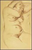 MUHLSTOCK Louis Seated Nude MUHLSTOCK Louis Seated Nude