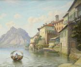 MULLER Erich Martin A Town In The Italian Lakes MULLER Erich Martin A Town In The Italian Lakes