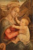 MULLER ERNST FRIEDRICH Madonnenfigur Mit Dem Christuskind MULLER ERNST FRIEDRICH Madonnenfigur Mit Dem Christuskind