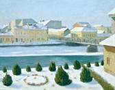 MULLER GYULA Meresz City-view In Winter MULLER GYULA Meresz City-view In Winter