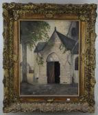 MULLER Henri Entrée De L'église De Han Sur Lesse MULLER Henri Entrée De L'église De Han Sur Lesse
