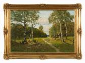 MULLER-KAEMPFF Paul Birches At The Forest MULLER-KAEMPFF Paul Birches At The Forest