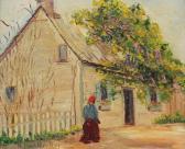 MULLER-URI Hildegard Black Woman Outside A St. Augustine House MULLER-URI Hildegard Black Woman Outside A St. Augustine House