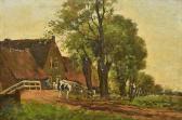 MULLER WILLEM Farm Buildings In A Rural Landscape MULLER WILLEM Farm Buildings In A Rural Landscape
