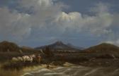 MULVANY Thomas James Coast Scene - Noon: Peasants Winnowing Corn - From A Sketch By Captain Chidley Coote MULVANY Thomas James Coast Scene - Noon: Peasants Winnowing Corn - From A Sketch By Captain Chidley Coote