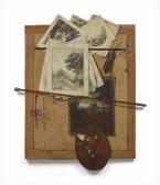 MUNARI Cristoforo Trompe-l'œil Aux Instruments Du Peintre Et Aux Gravures MUNARI Cristoforo Trompe-l'œil Aux Instruments Du Peintre Et Aux Gravures