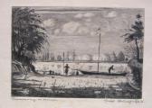 MUNCH-K HE Willi Blick Auf Ein Buntes Treiben An Einer Steinernen Brücke In Orientalischer Landschaft MUNCH-K HE Willi Blick Auf Ein Buntes Treiben An Einer Steinernen Brücke In Orientalischer Landschaft