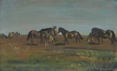 MUNNINGS Alfred James Exmoor Ponies Study No. 14 MUNNINGS Alfred James Exmoor Ponies Study No. 14