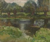 MUNNINGS Alfred James Willows Near Langham Pool MUNNINGS Alfred James Willows Near Langham Pool