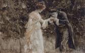 MUNNINGS Alfred James Yon Rosebuds In The Morning Dew How Pure, Amang The Leaves Sae Green But Purer Was The Lover MUNNINGS Alfred James Yon Rosebuds In The Morning Dew How Pure, Amang The Leaves Sae Green But Purer Was The Lover