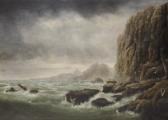 MURPHY John Cullen Breezy Morning-lion Rock, Cornwall MURPHY John Cullen Breezy Morning-lion Rock, Cornwall