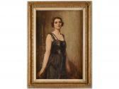 MURRAY George Portrait Of A Lady In An Evening Dress MURRAY George Portrait Of A Lady In An Evening Dress
