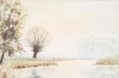 MYATT Frank Autumnal River Landscape MYATT Frank Autumnal River Landscape