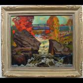 NADDEAU Donald Fred. Price Water Falls, South River NADDEAU Donald Fred. Price Water Falls, South River