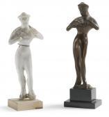 NADELMAN Elie Two Standing Circus Figures NADELMAN Elie Two Standing Circus Figures