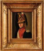 NAIGEON Jean Guillaume Elsidor « Portrait Dathanase Clément De Ris, En Buste, En Uniforme Du 16ème Dragons ». NAIGEON Jean Guillaume Elsidor « Portrait Dathanase Clément De Ris, En Buste, En Uniforme Du 16ème Dragons ».
