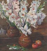 NAOUMOV Victor Gladioli In A Vase NAOUMOV Victor Gladioli In A Vase