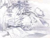 NASH John Northcote Trees And Rocky Landscape NASH John Northcote Trees And Rocky Landscape