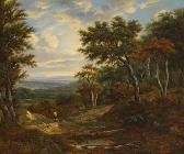 NASMYTH Patrick, Peter Extensive Landscape With Figures And Dog On A Path At The Edge Of A Wood NASMYTH Patrick, Peter Extensive Landscape With Figures And Dog On A Path At The Edge Of A Wood