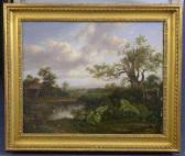 NASMYTH Patrick, Peter Open Landscape With Duck Pond In The Foreground NASMYTH Patrick, Peter Open Landscape With Duck Pond In The Foreground