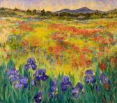 natsi clio Field With Poppies And Iris/ 1st Of May At Chortiati natsi clio Field With Poppies And Iris/ 1st Of May At Chortiati