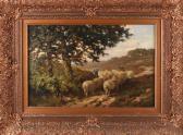 NEFKENS Martinus Jacobus Landscape With Shepherd And Sheep NEFKENS Martinus Jacobus Landscape With Shepherd And Sheep