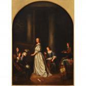 NETSCHER Caspar Edle Dame Am Virginal NETSCHER Caspar Edle Dame Am Virginal