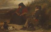 NICOL Erskine Couple Resting By A Grassey Knoll NICOL Erskine Couple Resting By A Grassey Knoll