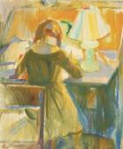 NIELSEN Poul Interior With Girl By A Table NIELSEN Poul Interior With Girl By A Table