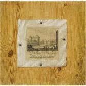 NIJMEGEN van Willem A Print Of The Bastille In Paris On A Wood Panneled Wall NIJMEGEN van Willem A Print Of The Bastille In Paris On A Wood Panneled Wall