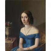 NIKOLAI ALEXEEVICH BURDIN Portrait Of Elizaveta Alexandrovna Fishkova NIKOLAI ALEXEEVICH BURDIN Portrait Of Elizaveta Alexandrovna Fishkova