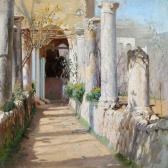 NISS Thorvald Pergola På Capri. Solskin. NISS Thorvald Pergola På Capri. Solskin.