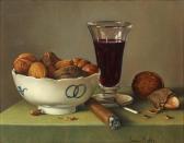 NOBLE James Wine Glass, Cigar And A Bowl NOBLE James Wine Glass, Cigar And A Bowl