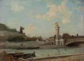 NOBLE James Campbell A View Of The Seine NOBLE James Campbell A View Of The Seine