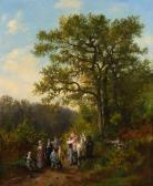 NOEL Jules Achille Auf Schmetterlingsjagd NOEL Jules Achille Auf Schmetterlingsjagd