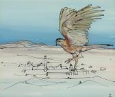 NOLAN Sidney Robert Bird Over Tin Mine, North Queensland NOLAN Sidney Robert Bird Over Tin Mine, North Queensland