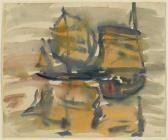 NOLDE Emil Hansen Chinesische Dschunken NOLDE Emil Hansen Chinesische Dschunken