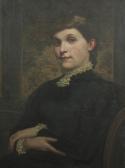 NORMAND Ernest Portrait Of A Seated Lady NORMAND Ernest Portrait Of A Seated Lady